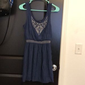 Navy blue dress